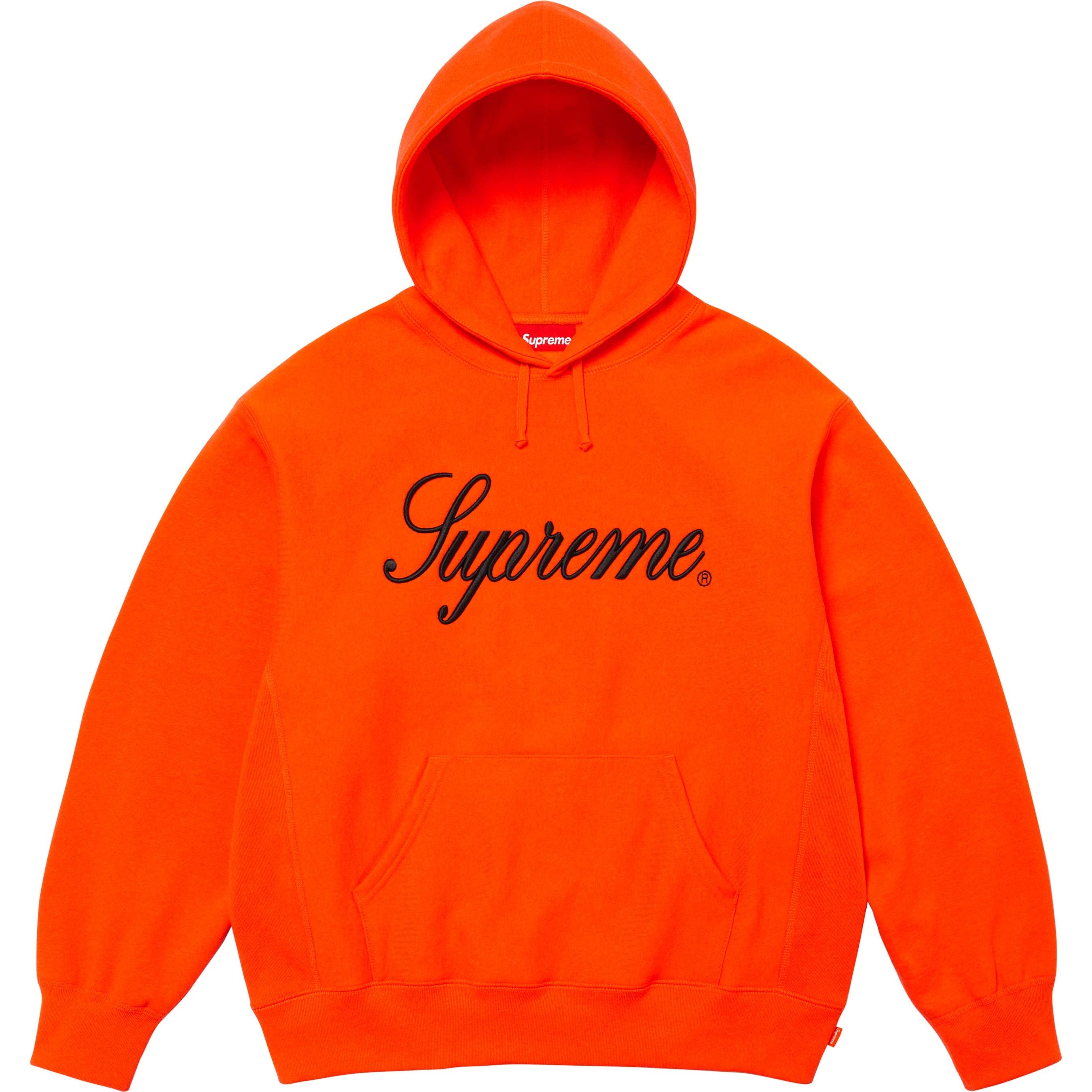 Embroidered Script Hooded Sweatshirt view 12